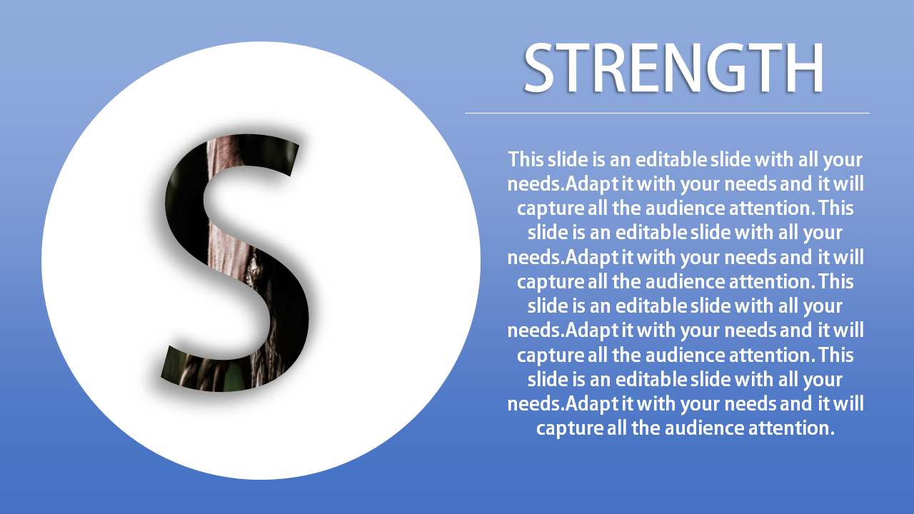 Strength Weakness Opportunity Threat PowerPoint Template